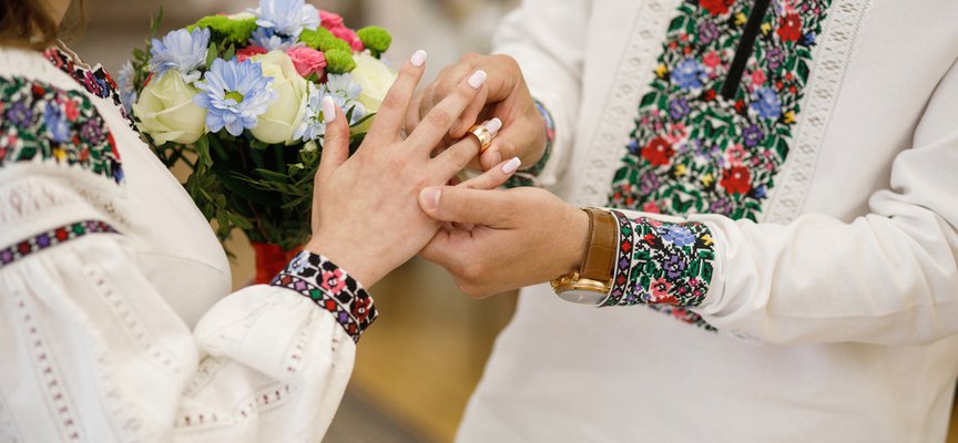 Ukrainian wedding rings