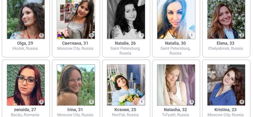 Russian Cupid dating site
